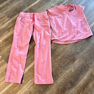 Figs Blush Pink Scrub Ensemble